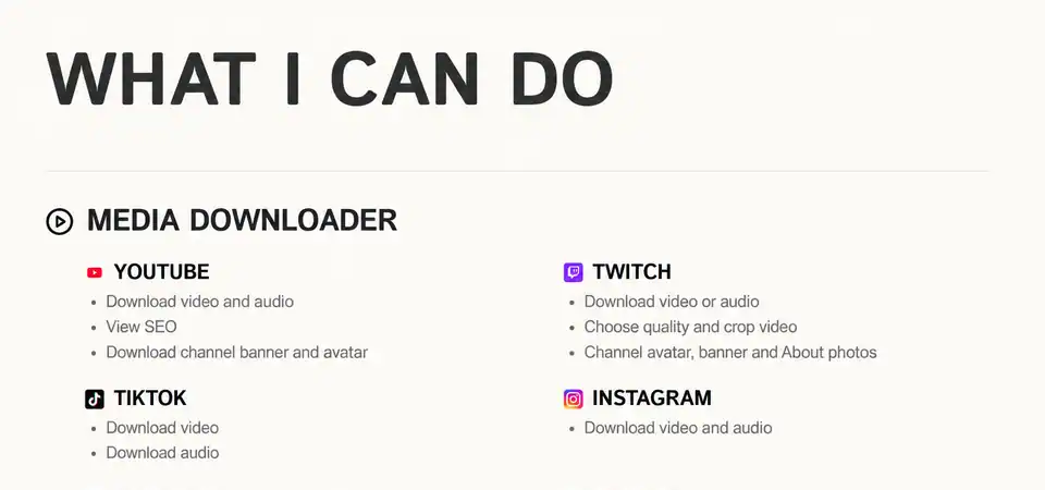 TONY TELEGRAM MEDIA BOT: Bot overview